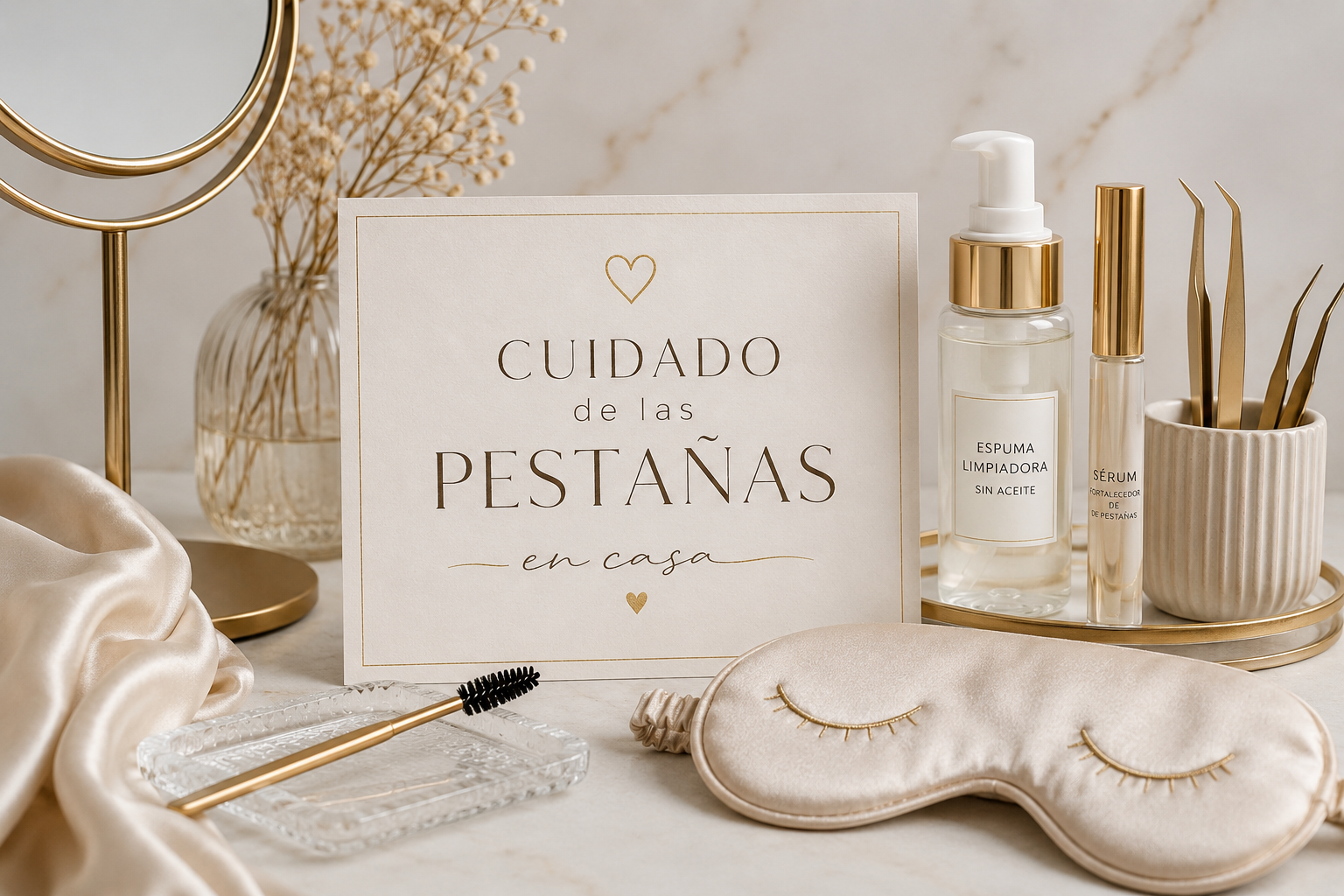 Cuidado de las pestañas en casa — productos y rutina Cerléa Beauty Studio